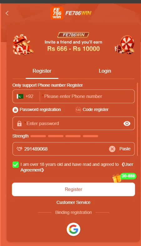 FE786WIN Game Apk