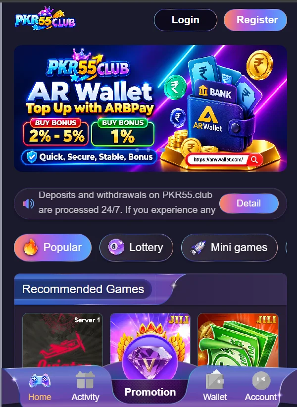 PKR55CLUB Game App