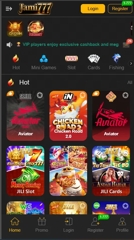 JAMI777 Game App